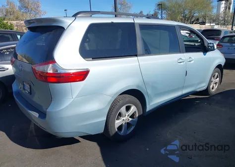 2015 Toyota Sienna Le 8 Passenger из США, поврежденный, VIN 5TDKK3DC6FS662826